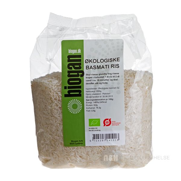 Basmati Ris Hvide �kologisk
